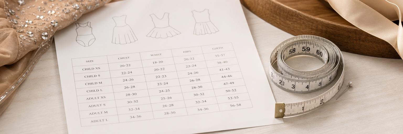 How do I know what size dance costume to order
